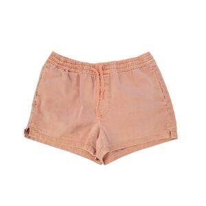 GAP Denim Womens Faded Red Pull On Shorts Elastic Waist - Size M